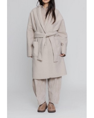 Γυναικείο παλτό με ζώνη - Moutaki 25.06.113
