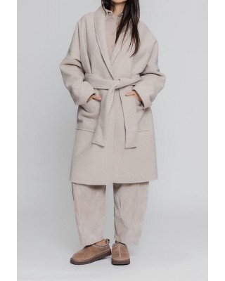 Γυναικείο παλτό με ζώνη - Moutaki 25.06.113