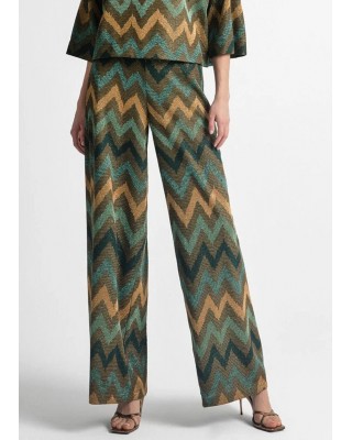 Γυναικείο lurex παντελόνι με μοτίβο - Moutaki 25.03.108 Γυναικείο lurex παντελόνι με μοτίβο - Moutaki 25.03.108