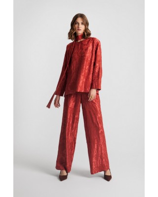 Γυναικεία σατέν tunic με μοτίβο - Moutaki 25.01.103