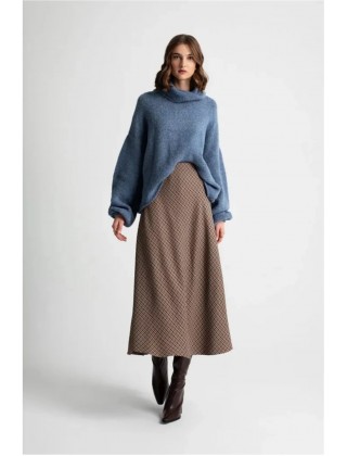 Γυναικείο γαλάζιο πλεκτό ζιβάγκο - Moutaki 25.KN1.103