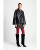 Γυναικείο oversized δερμάτινο jacket - Moutaki 25.06.126