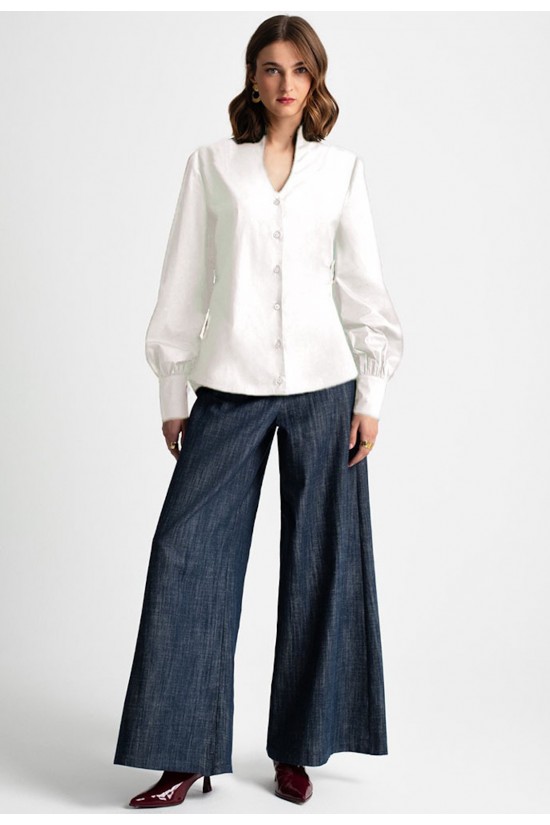 Γυναικείο λευκό πουκάμισο - Moutaki 25.09.137