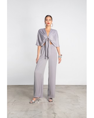 Γυναικεία ψηλόμεση σατέν παντελόνα - Moutaki 25.03.41