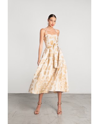 Γυναικείο midi floral φόρεμα - Moutaki 25.07.51