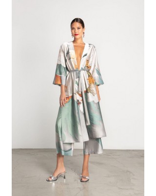 Γυναικείο κιμόνο με print - Moutaki 25.06.05