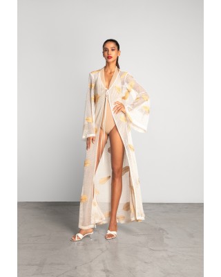 Γυναικείο μάξι διχτυωτό κιμονό - Moutaki 25.06.14