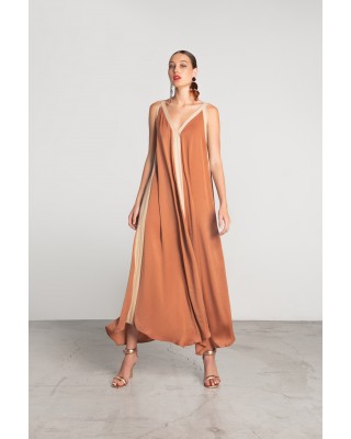 Γυναικείο μάξι φόρεμα με τρέσα - Moutaki 25.07.52