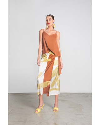 Γυναικεία σατέν μπλούζα - Moutaki 25.01.53