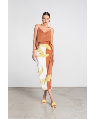 Γυναικεία σατέν μπλούζα - Moutaki 25.01.53