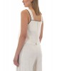 Γυναικείο μπεζ cropped top - Moutaki 25.01.69