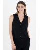 Women's Black T/R Vest - Philosophy JK8115 Women's Black T/R Vest - Philosophy JK8115