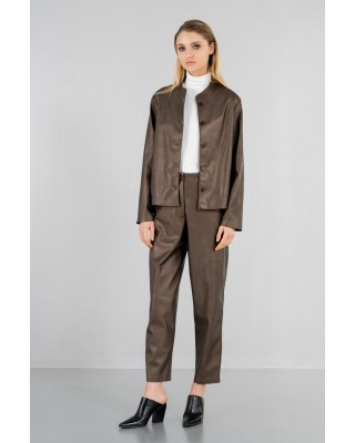 Γυναικείο δερμάτινο παντελόνι - Philosophy TR4371