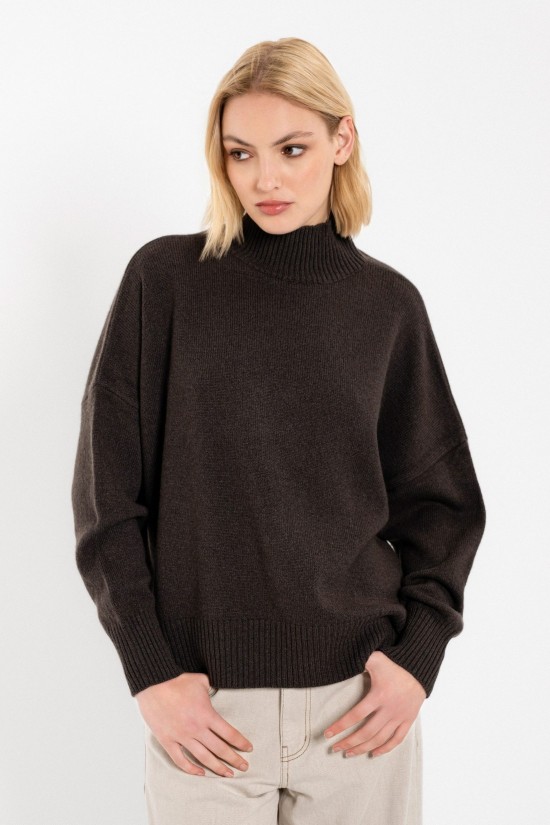 Γυναικείο πλεκτό πουλόβερ Cashmere Turtleneck - Philosophy KN55100 Γυναικείο πλεκτό πουλόβερ Cashmere Turtleneck - Philosophy KN55100