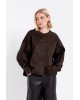 Γυναικείο χακί cropped top ποπλίνα - Philosophy BL12002