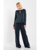 Γυναικεία cropped viscose μπλούζα - Philosophy BL12019