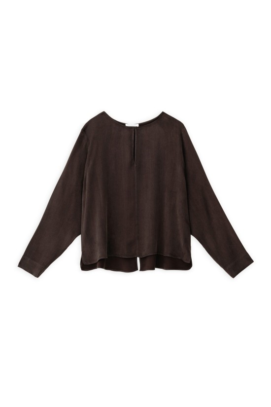 Γυναικεία cropped viscose μπλούζα - Philosophy BL12019