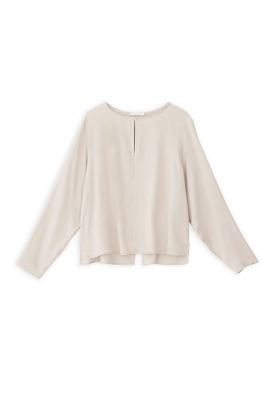 Γυναικεία cropped viscose μπλούζα - Philosophy BL12019