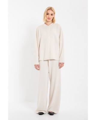 Γυναικεία εκρού ζακέτα futter - Philosophy JK88160 Γυναικεία εκρού ζακέτα futter - Philosophy JK88160