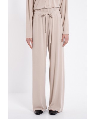 Γυναικεία rib wide leg παντελόνα - Philosophy TR44538 Γυναικεία rib wide leg παντελόνα - Philosophy TR44538