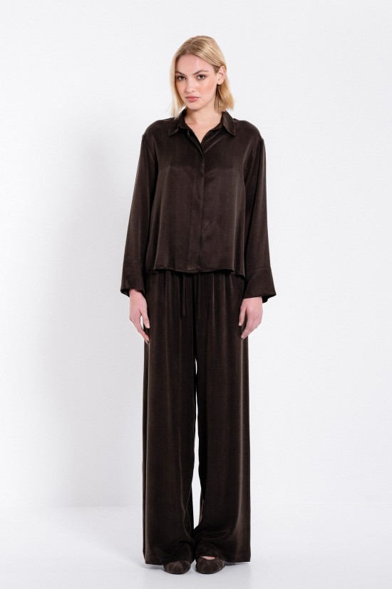 Γυναικεία παντελόνα cupro viscose - Philosophy TR44488 Γυναικεία παντελόνα cupro viscose - Philosophy TR44488