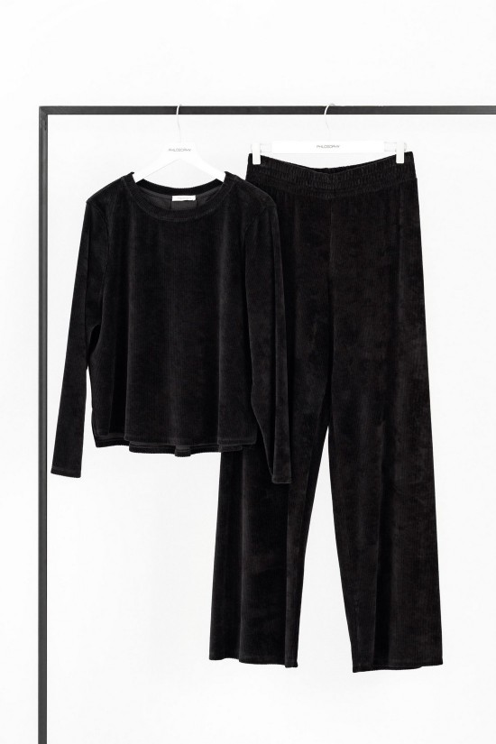 Γυναικεία κοτλέ wide leg παντελόνα - Philosophy TR44498 Γυναικεία κοτλέ wide leg παντελόνα - Philosophy TR44498