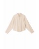 Γυναικείο cropped πουκάμισο twill stretch - Philosophy SH77249