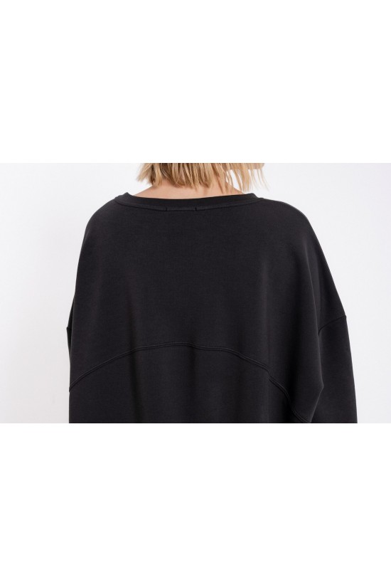 Γυναικείο εκρού oversized φούτερ - Philosophy BL12009 Γυναικείο εκρού oversized φούτερ - Philosophy BL12009