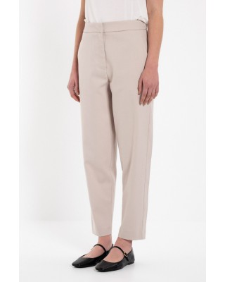 Γυναικείο μαύρο παντελόνι twill T/R regular - Philosophy TR44493