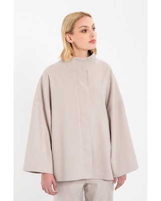 Γυναικείο μαύρο σακάκι twill TR - Philosophy JK88149 Γυναικείο μαύρο σακάκι twill TR - Philosophy JK88149