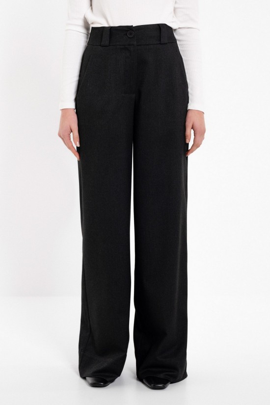 Γυναικείο ψηλόμεσο παντελόνι twill T/R Wide Leg - Philosophy TR44539