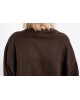 Γυναικείο χακί cropped top ποπλίνα - Philosophy BL12002