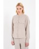 Γυναικείο cropped πουκάμισο twill tr - Philosophy SH77248