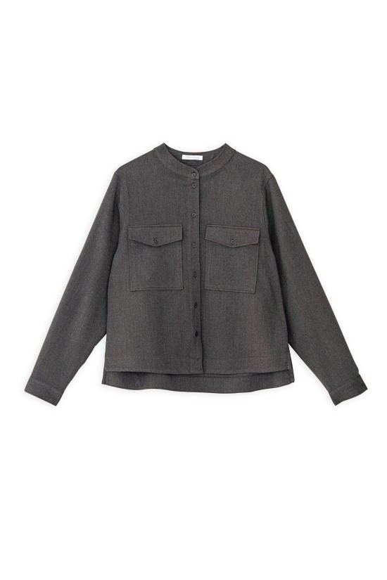 Γυναικείο cropped πουκάμισο twill tr - Philosophy SH77248