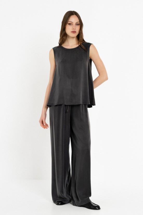 Γυναικεία αμάνικη μπλούζα cupro viscose - Philosophy BL12077