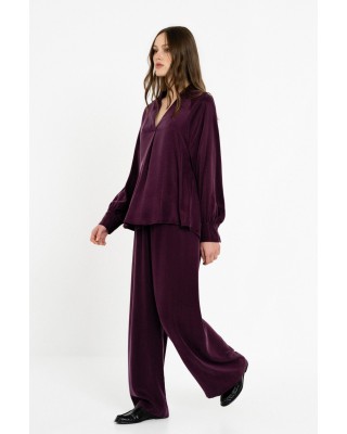 Γυναικεία μακρυμάνικη μπλούζα cupro viscose - Philosophy BL12084