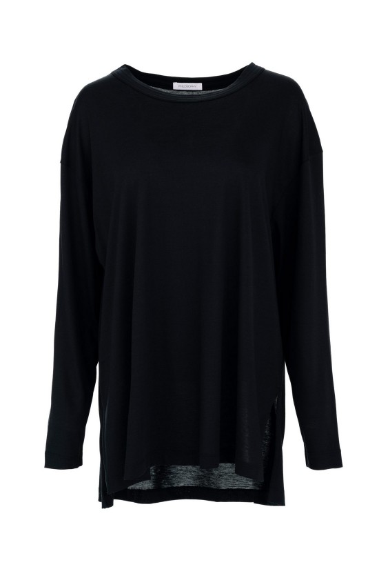 Γυναικεία μακρυμάνικη μπλούζα orgacin cotton - Philosophy BL12073