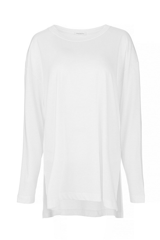 Γυναικεία μακρυμάνικη μπλούζα orgacin cotton - Philosophy BL12073