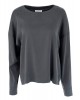 Γυναικεία γκρι μπλούζα satin sandwashed - Philosophy BL12088