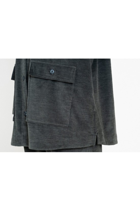 Γυναικείο κοτλέ oversized πουκάμισο - Philosophy SH77293