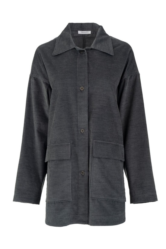 Γυναικείο κοτλέ oversized πουκάμισο - Philosophy SH77293
