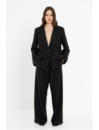 Γυναικείο γκρι blazer heavy T/R - Philosophy JK88175