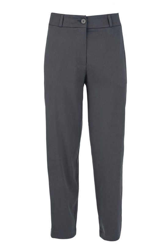 Γυναικείο γκρι παντελόνι satin sandwashed - Philosophy TR44631