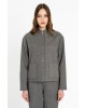 Γυναικείο γκρι σακάκι heavy T/r Jacket - Philosophy JK88179 Γυναικείο γκρι σακάκι heavy T/r Jacket - Philosophy JK88179