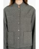 Γυναικείο γκρι σακάκι heavy T/r Jacket - Philosophy JK88179 Γυναικείο γκρι σακάκι heavy T/r Jacket - Philosophy JK88179