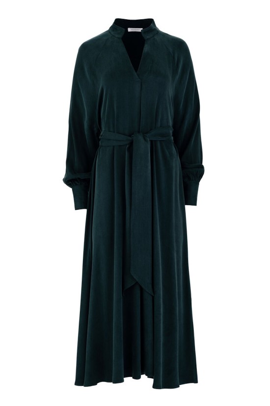 Γυναικείο μακρυμάνικο φόρεμα cupro viscose - Philosophy DR22882 Γυναικείο μακρυμάνικο φόρεμα cupro viscose - Philosophy DR22882