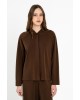 Γυναικείο μαύρο heavy rib jacket - Philosophy JK88169 Γυναικείο μαύρο heavy rib jacket - Philosophy JK88169