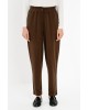 Γυναικείο μαύρο jogger παντελόνι heavy rib - Philosophy TR44615