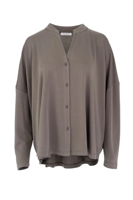 Γυναικείο oversized πουκάμισο cupro pique - Philosophy SH77292 Γυναικείο oversized πουκάμισο cupro pique - Philosophy SH77292