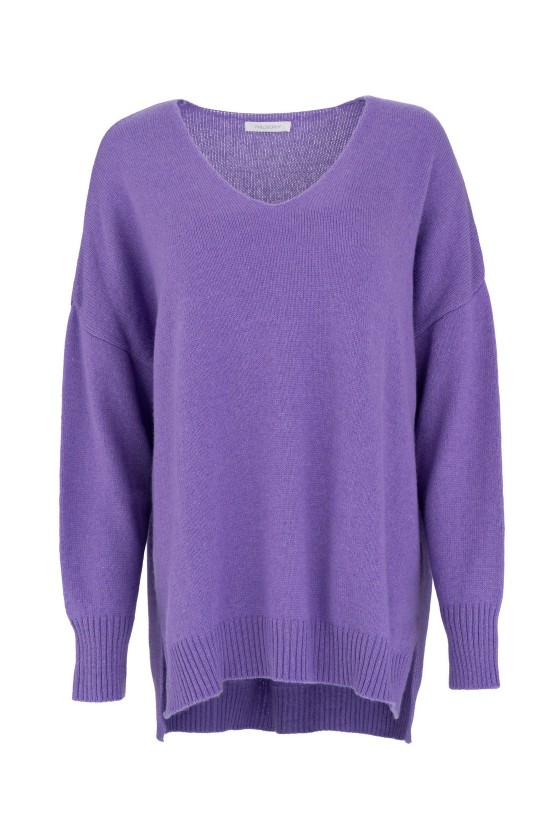 Γυναικείο πουλόβερ cashmer V neck long - Philosophy KN55107 Γυναικείο πουλόβερ cashmer V neck long - Philosophy KN55107